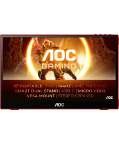 Portatīvais Monitors AOC 16G3