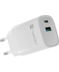 NATEC CHARGER NATEC RIBERA GAN 1X USB-A + 1X USB-C