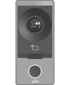 Uniview OEU-201S-HMK-W ~ UNV Уличная IP/WiFi вызывная панель видеодомофона с PoE и RFID считывателем на 10000 карт врезная/накладная (Металл))