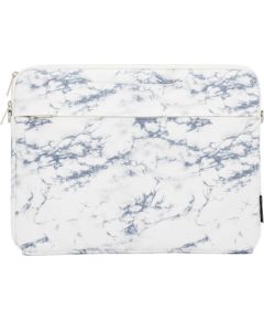 iLike   15-16 Inches Fabric Laptop Bag With Strap Marble White