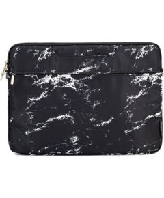 iLike   15-16 Inches Fabric Laptop Bag With Strap Marble Black