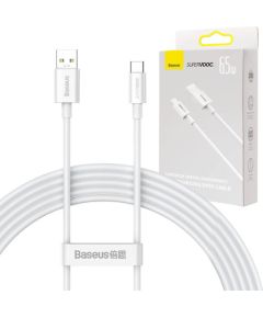 Baseus Superior Series Cable USB to USB-C, 65W, PD, 2m (white)