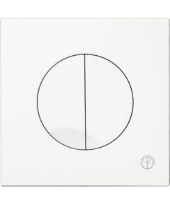 Gustavsberg taustiņš Triomont XS duo, 160x160 mm, mehāniskais, balts Встроенные фреймы