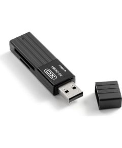XO memory card reader DK05A 2in1 USB 2.0, black