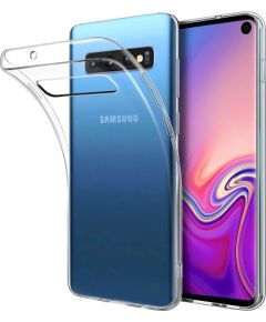 Fusion Ultra Back Case 1 mm Izturīgs Silikona Aizsargapvalks Priekš Samsung G977 Galaxy S10 5G Caurspīdīgs