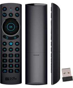 Fusion G20S PRO BT universālā bezvadu | Bluetooth tālvadības pults ar balss vadību, žiroskopu un apgaismojumu Smart TV | Android | PC