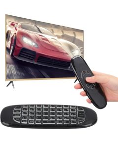 Fusion C120 universālā tālvadības pults ar žiroskopu un tastatūru Smart TV | Android | PC