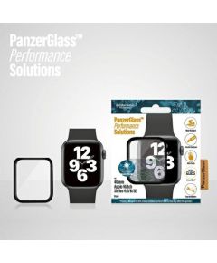 PanzerGlass Curved Apple Watch 4|5|6|SE 40mm Antibacterial czarny|black