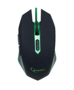 Gembird Gaming mouse, MUSG-001-G, Black/green, USB