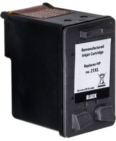 Superbulk B-H21 Black Ink for HP Printer (Replacement HP 21XL C9351A) Standard