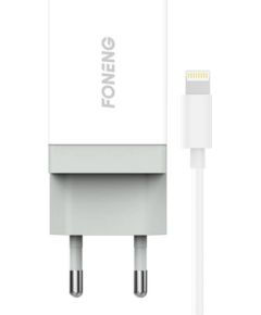 Charger Foneng 1x USB K210 + USB Lightning cable Telefonu lādētāji 220v