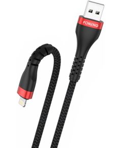 Foneng Cable USB to Lightning, X82 iPhone 3A, 1m (black)