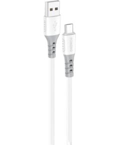 Foneng X66 USB to Micro USB Cable, 20W, 3A, 1m (White)