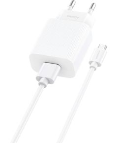 Fast charger Foneng EU28, 1xUSB, QC 3.0 + Cable USB Micro