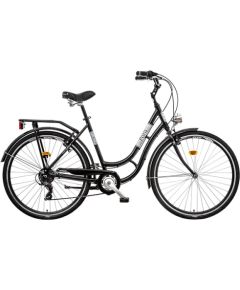 LIBERTY PARIS 28", 6 ātrumi, melns