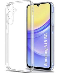 Mocco occo Ultra Back Case 1 mm Aizmugurējais Silikona Apvalks Priekš Samsung Galaxy A15 5G Caurspīdīgs