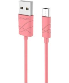 USAMS   US-SJ039 U-Gee Pro PVC Universal Micro USB to USB Data&Fast 2A Charger Cable 1m Red