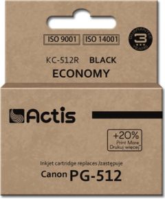 Actis KC-512R ink (replacement for Canon PG-512; Standard; 15 ml; black)