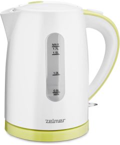 Zelmer ZCK7616L electric kettle 1.7 L 2200 W White, Yellow