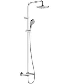Hansgrohe dušas sistēma ar dušas termostatu Vernis Blend 200 1 jet, EcoSmart, hroms
