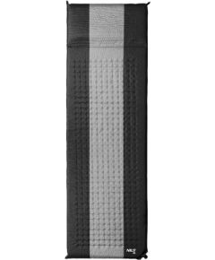 Pašpiepūšamais paklājiņš NC4340  SELF-INFLATING MAT GRAY-BLACK NILS CAMP