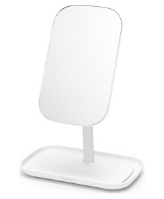 BRABANTIA ReNew spogulis ar plauktiņu, White - 280726