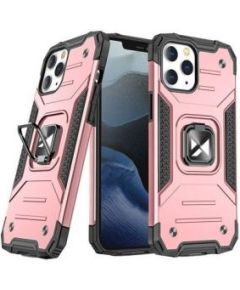Wozinsky Apple  iPhone 13 Pro Ring Armor Case Kickstand Tough Rugged Pink