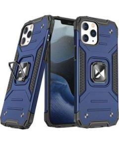 Wozinsky Apple  iPhone 13 Pro Max Ring Armor Case Kickstand Tough Rugged Cover Blue