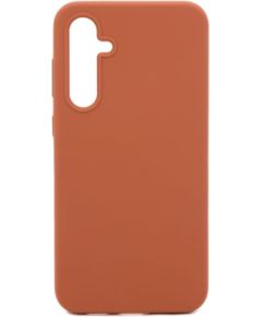 Evelatus Samsung  Galaxy S23 FE Premium Soft Touch Silicone Case Saddle Brown