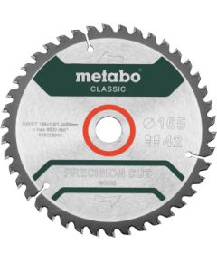 Griešanas disks kokam Metabo 628026000; 165x20 mm; Z42