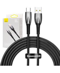 USB cable for USB-C Baseus Glimmer Series, 100W, 2m (Black)