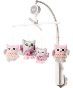 Karuselis OWLS pink 4BABY OP08  Play&Edu