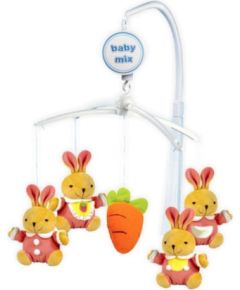 Baby Mix Muzikālais karuselis RABBITS BabyMix 10250