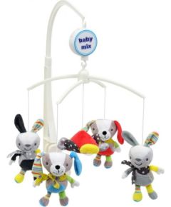 Baby Mix Muzikālais karuselis DOGS&BUNNIES (43414)