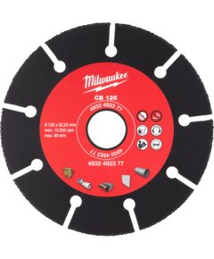 Dimanta griešanas disks Milwaukee 4932492377; 125 mm