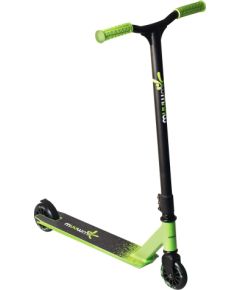 Muuwmi Stuntscooter skrejritenis 100 mm, melns/zaļš - AU 399