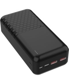 Platinet power bank 30000mAh PD QC, black (45933)