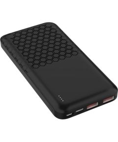 Platinet power bank 10000mAh PD QC, black (45931)