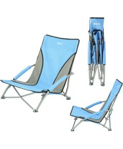 Kempinga krēsls NC3035 BLUE BEACH CHAIR NILS CAMP