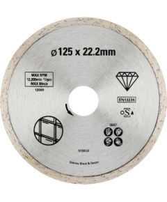 Dimanta griešanas disks Stanley STA38007-XJ; 125 mm