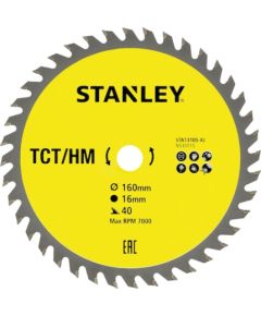 Griešanas disks Stanley STA13105-XJ; 160x16 mm; Z40
