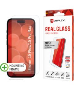 Apple iPhone 15 Plus/15 Pro Max Real 2D Screen Glass By Displex Transparent