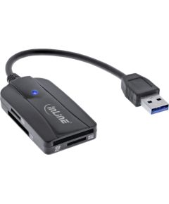 InLine® Card reader USB 3.1 USB-A, for SD/SDHC/SDXC, microSD, UHS-II compatible
