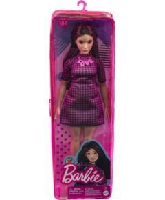 Mattel Lalka Barbie Barbie Fashionistas Sukienka w różową kratkę
