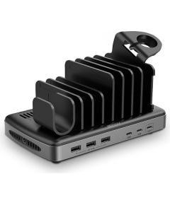 LINDY 73436 160W 6 Port USB Charging Station