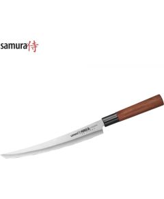 Samura OKINAWA Универсальный Кухонный нож для Нарезки Tanto 230mm из AUS 8 Японской стали 59 HRC