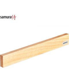 Samura Универсальный магнитный держатель для 5-10 ножей из резинового дерево (38.5x49x18cm) Светлый