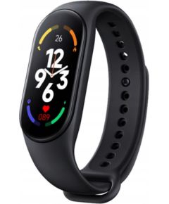 iWear SM7 Fitnesa IP67 Aproce 0.96'' TFT ar HR & Asinsspiediena mēr. / Soc. tīkli / Miega monitoru Melna