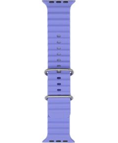 iWear S1 Рифленый мягкого силикона 20mm ремешок для Apple Watch 49mm / 45mm / 44mm / 42mm Фиолетовый