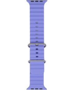 iWear S1 Rievota Mīksta Silikona 20mm aproce priekš Apple Watch 49mm / 45mm / 44mm / 42mm Violeta